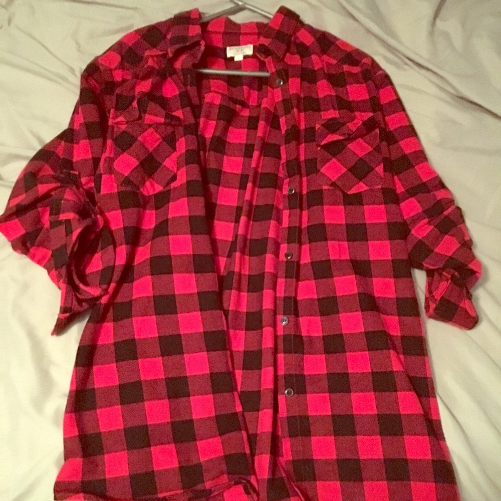 Buffalo plaid button up